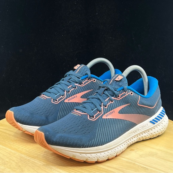 Brooks Transcend 7 1203191B480 Blue Running Shoes Sneakers Women's Size 8 B - Picture 2 of 10